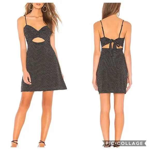 Dottie Mini Dress by Free People, Black, Xs